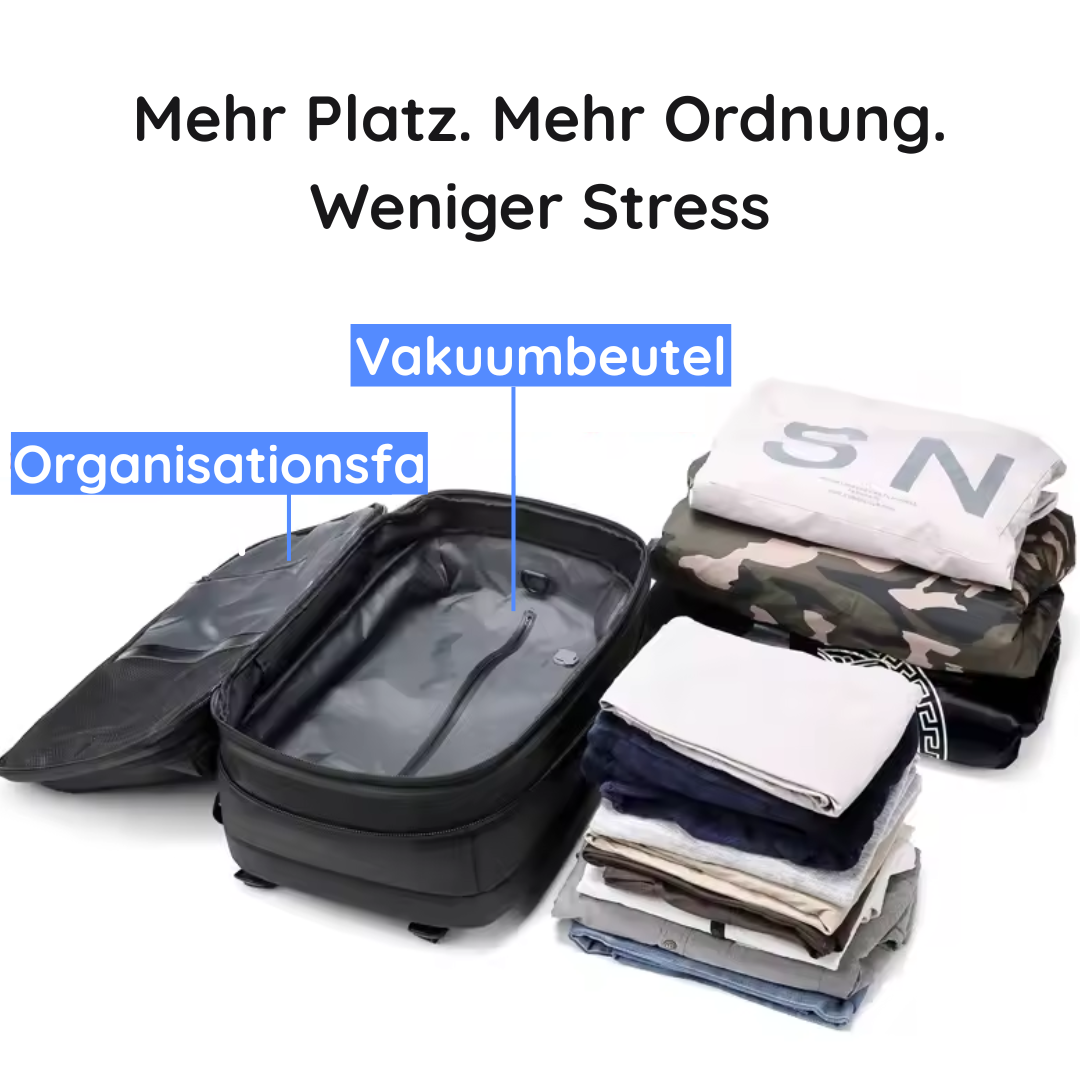 Kabinenrucksack mit Vakuumsystem
