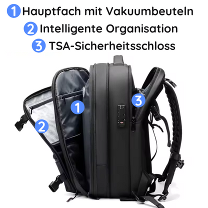 Kabinenrucksack mit Vakuumsystem